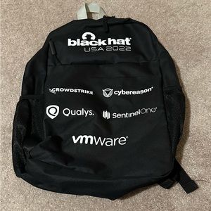 Black Hat USA 2022 promo backpack